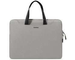 tomtoc Versatile-A21Laptophoezen voor 14 inch MacBook Pro/Surface/Asus Zenbook-Zwart;Grijs-Tweekleurig