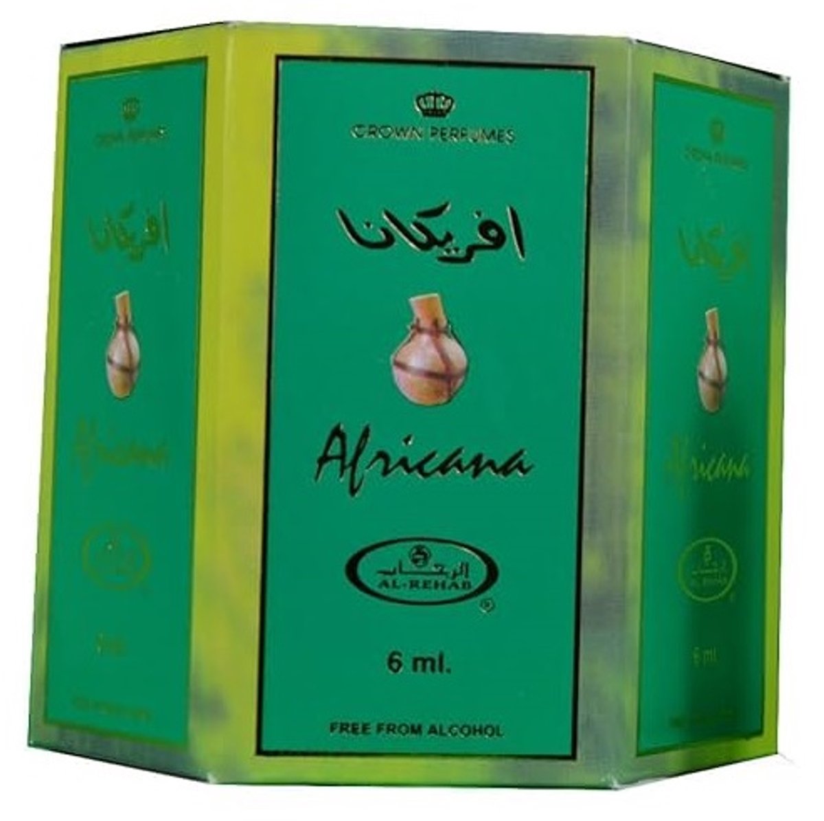 6-pack Africana 6ml - Al rehab parfumolie attar roll on