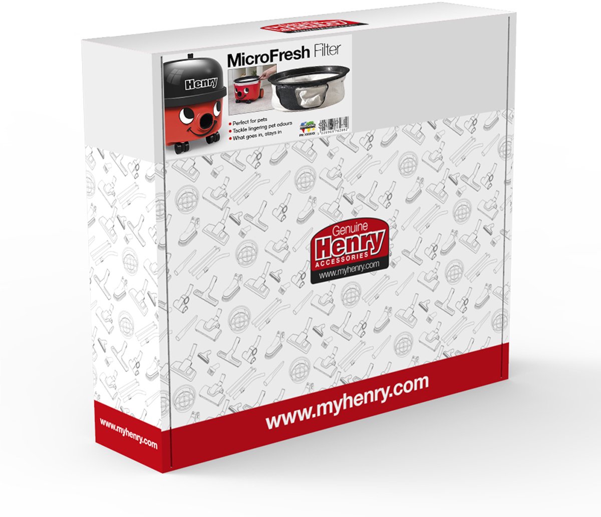 Numatic - Verpakte MicroFresh koolstoffilter van stofzuiger