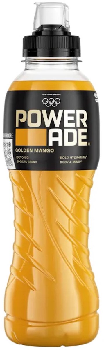 Powerade Golden Mango – 24 x 500ml – Isotone Sportdrank