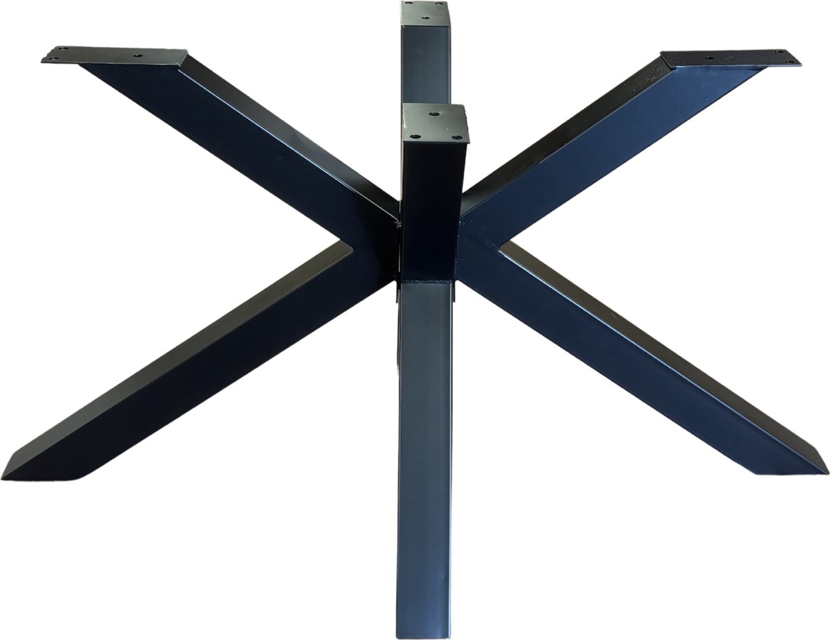 Colenis® - Urban - Matrix Tafelpoot - Matrix Model Tafelpoten - Spinpoot Design - Zwart Staal - 139x80,5x72 cm