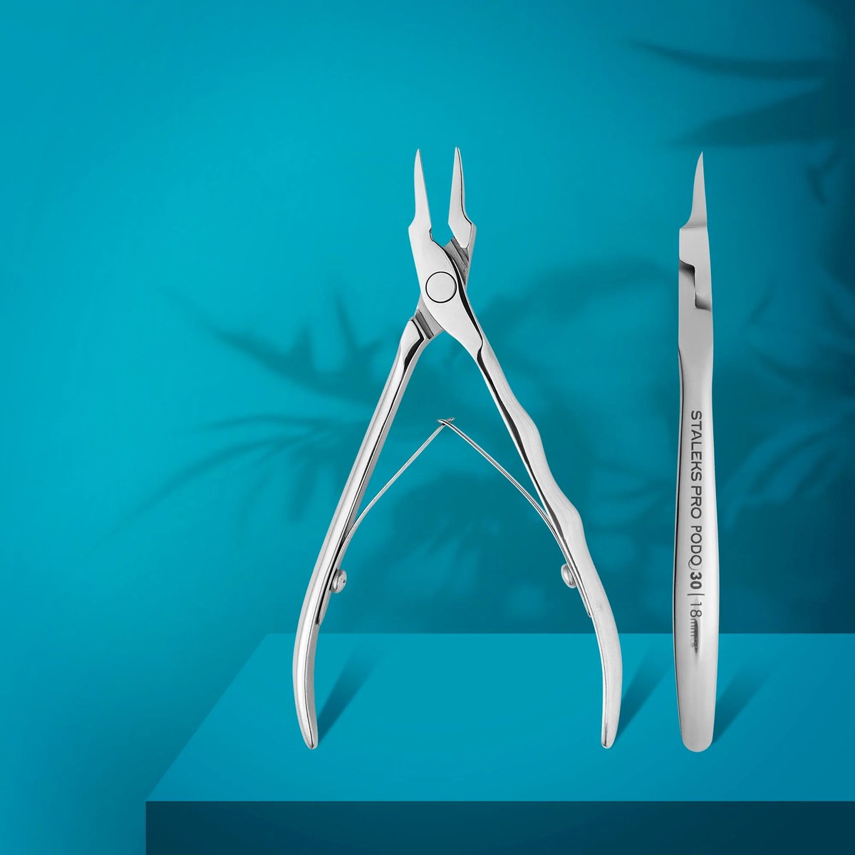 STALEKS PRO Professional 18mm Ingrown Nail Nippers Specially for Pedicure 30-18mm