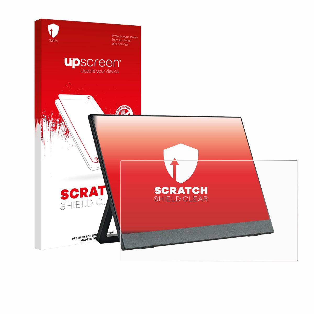 upscreen - Screenprotector voor Anmite A140W03 14" - Folie Beschermfolie transparant