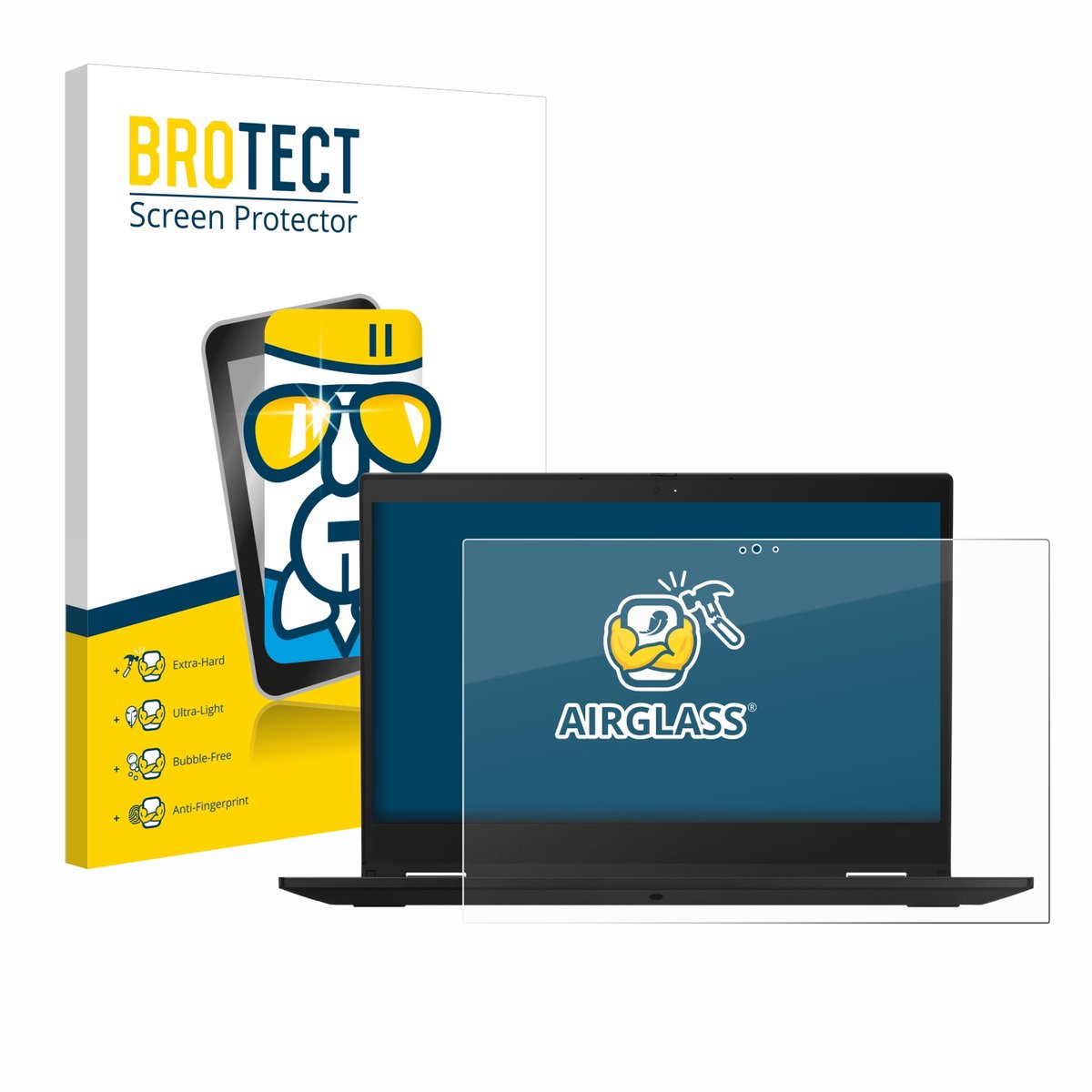 Screenprotector voor Lenovo ThinkPad X390 Yoga Beschermglas transparant