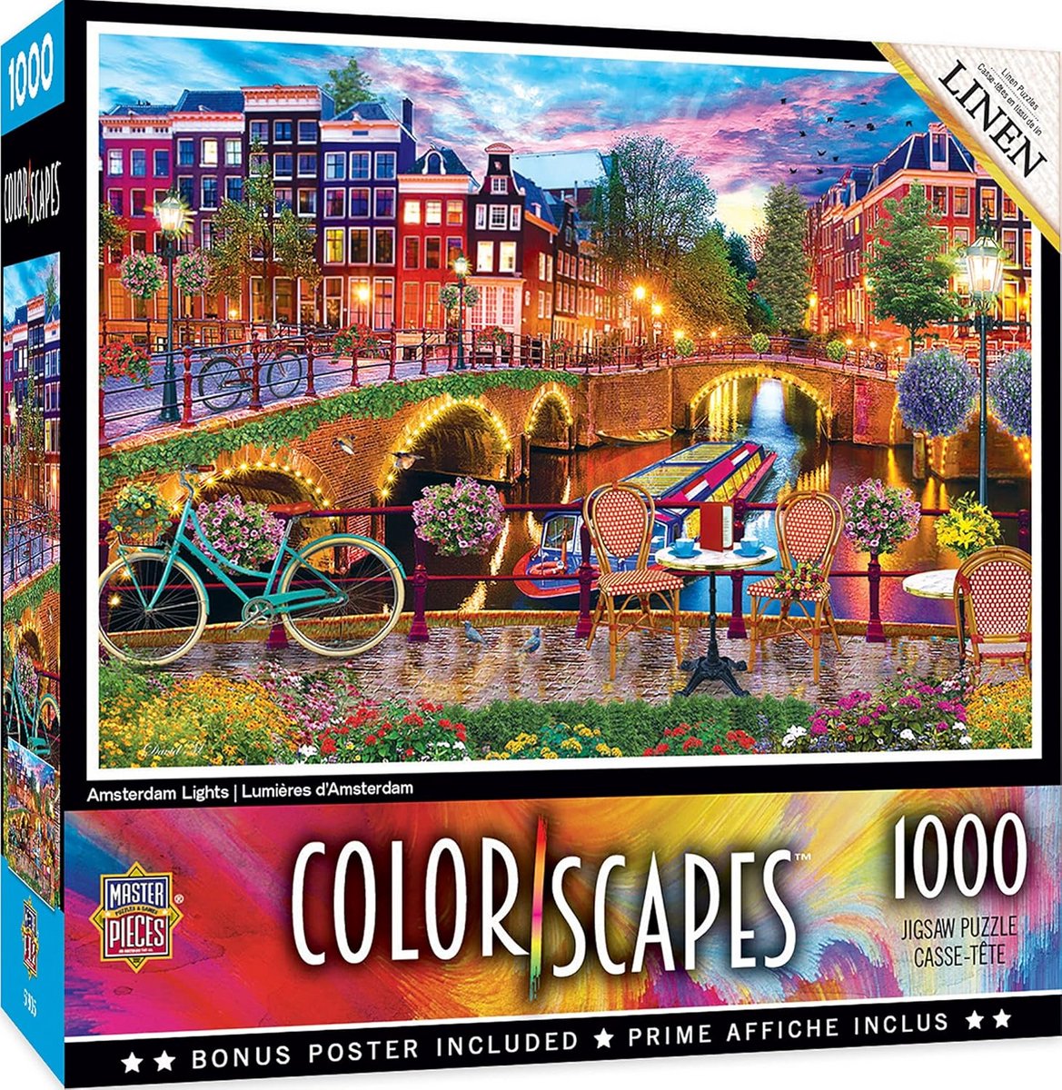 1000-delige Puzzel van Amsterdamse Lichten - Puzzel voor Volwassenen en Familie