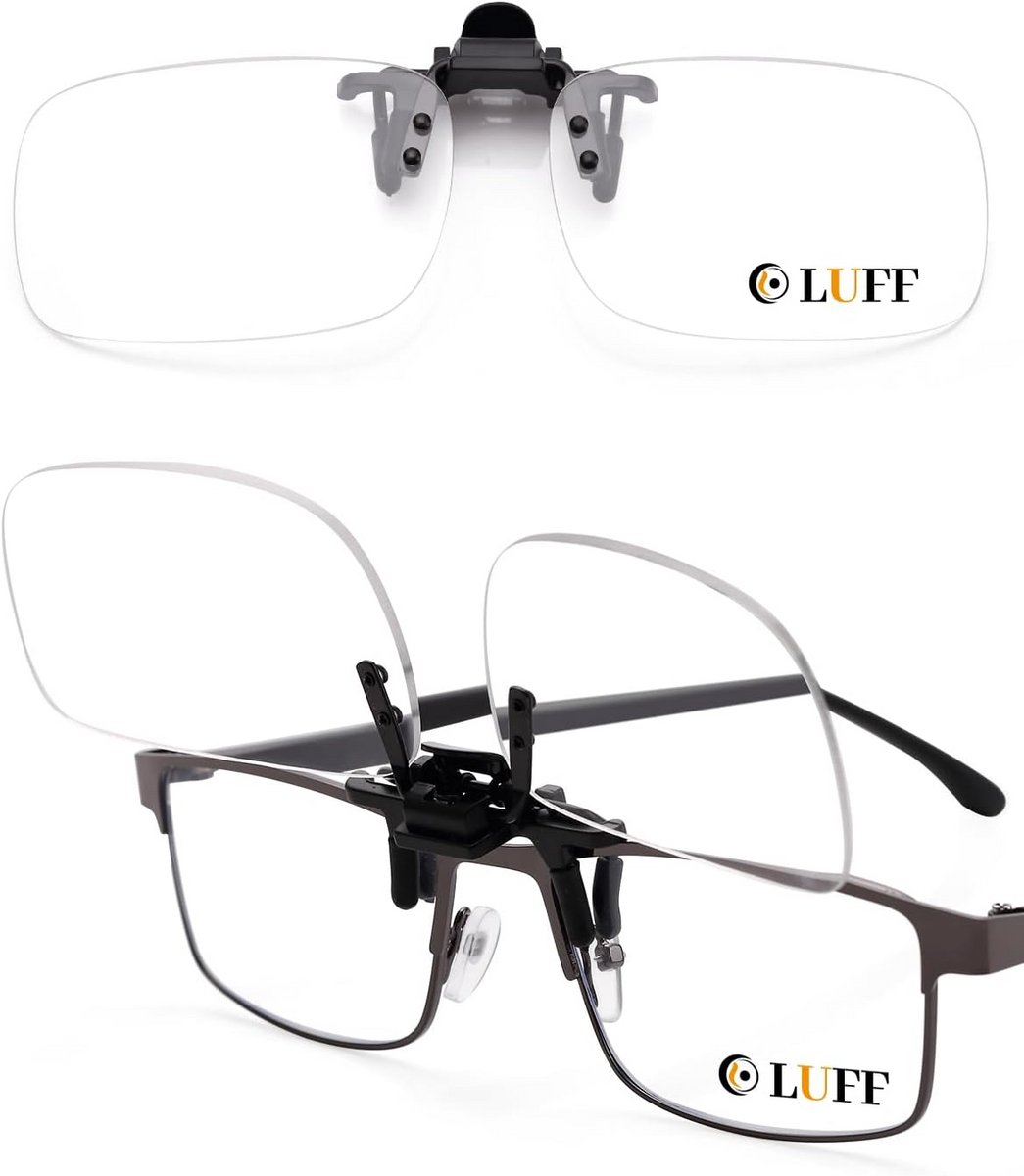 Vergrootglas Clips voor Bril - Draagbare Leesbril Accessoire voor Beter Zicht