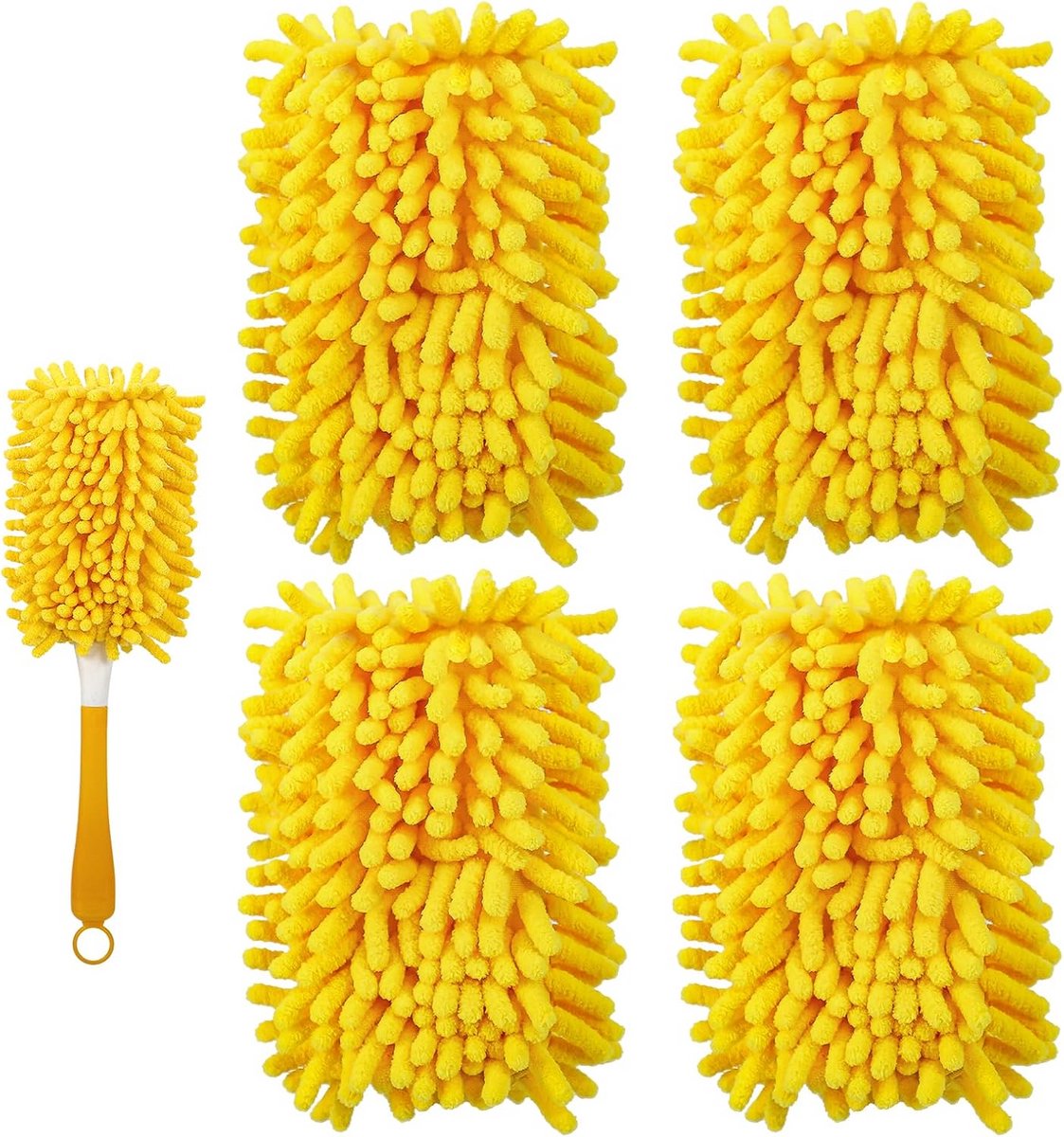 4-pack herbruikbare Heavy Duty duster vullingen compatibel met Swiffer hand duster