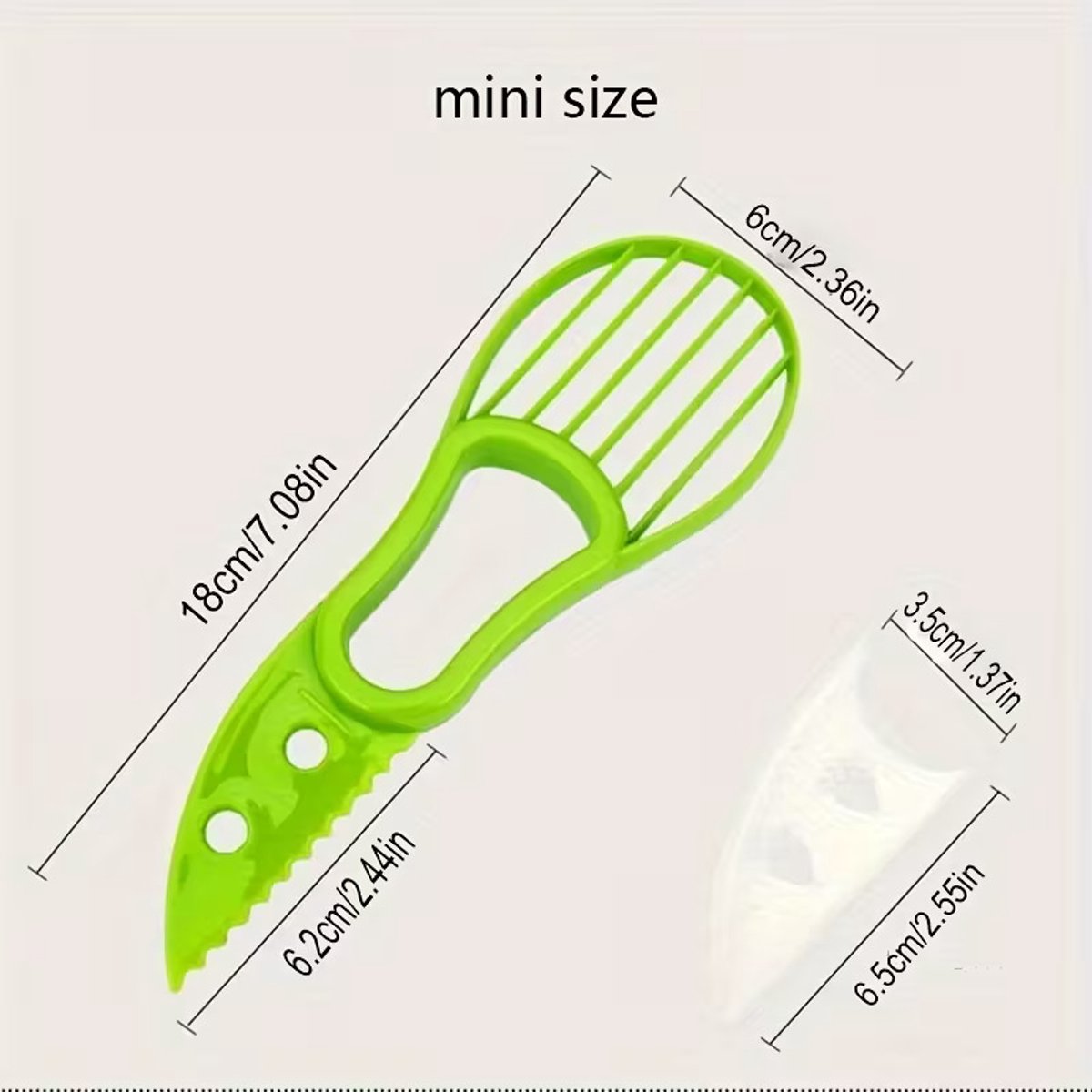 Avocado Snijder 3-in-1 – Avocado Slicer, Ontpitten, Snijden & Scheppen – Keukentool voor Snel en Veilig Gebruik