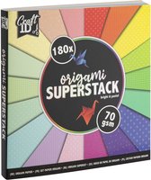 XXL Origami Superpack 15x15cm - 180 Vellen - Origami voor Kinderen - Origami voor Volwassenen
