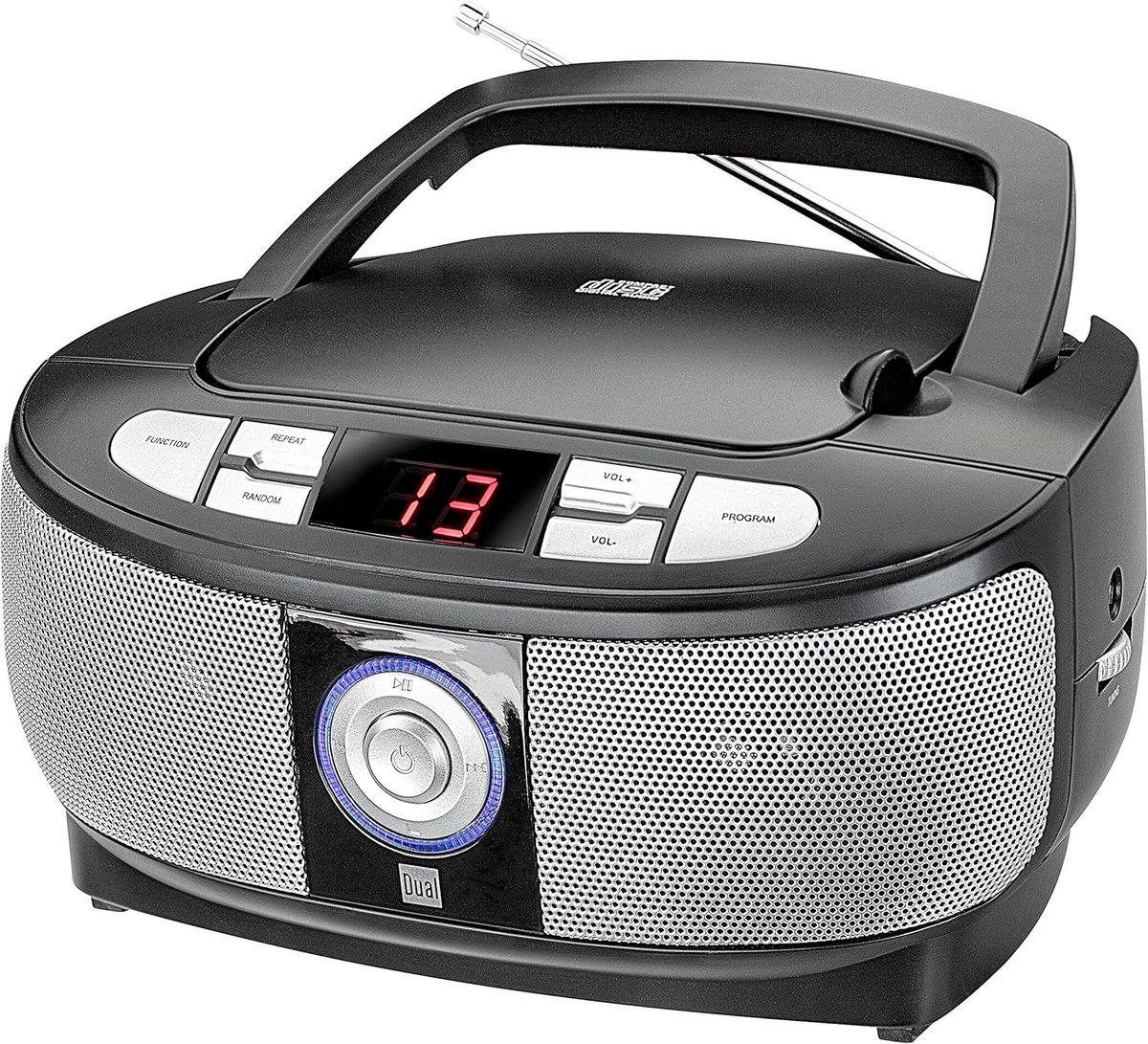 Draagbare Boombox met CD-speler, FM-radio en LED-display