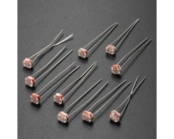 10 Stuks 5mm Lichtafhankelijke Weerstanden Fotoweerstanden LDR Set
