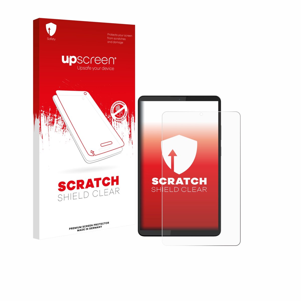 upscreen - Screenprotector voor Lenovo Tab One 8.7" - Folie Beschermfolie transparant