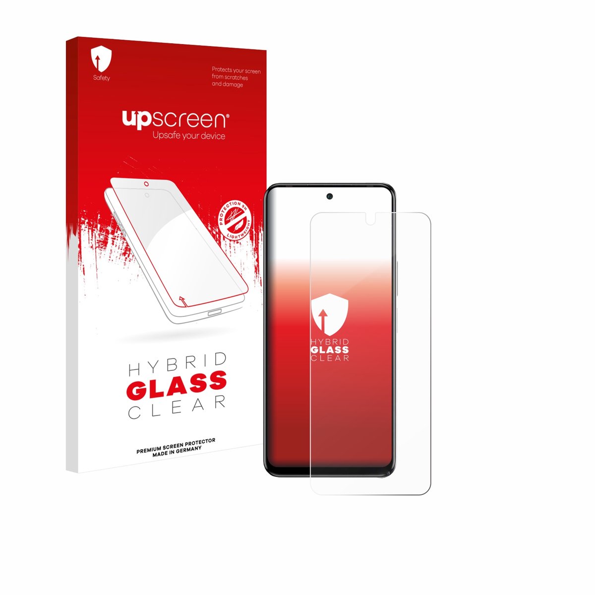 upscreen - Screenprotector voor Infinix Hot 12 - Folie Beschermfolie Beschermglas transparant