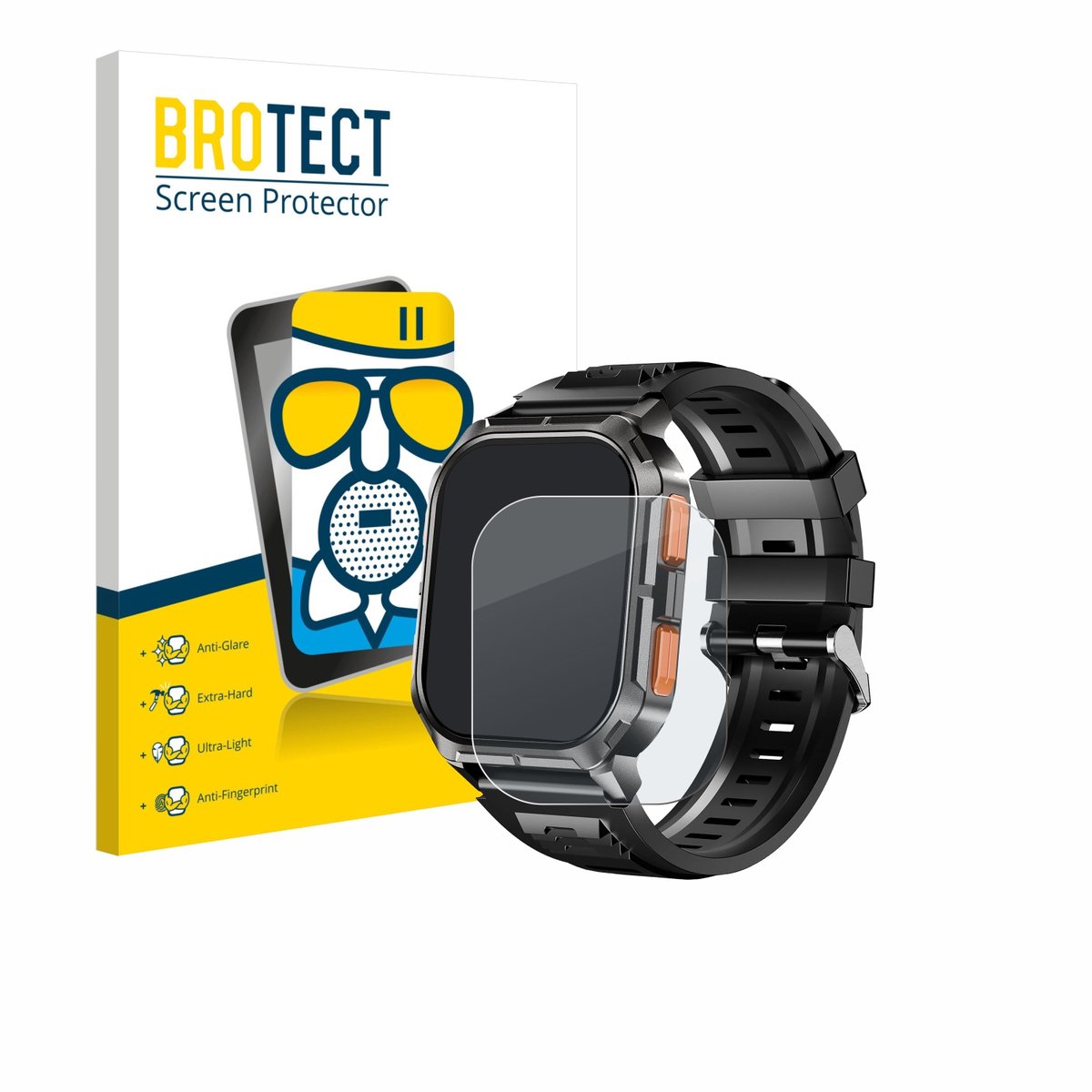 BROTECT - Screenprotector voor RAYOFI D28 2.01" - Folie Beschermfolie Beschermglas matte