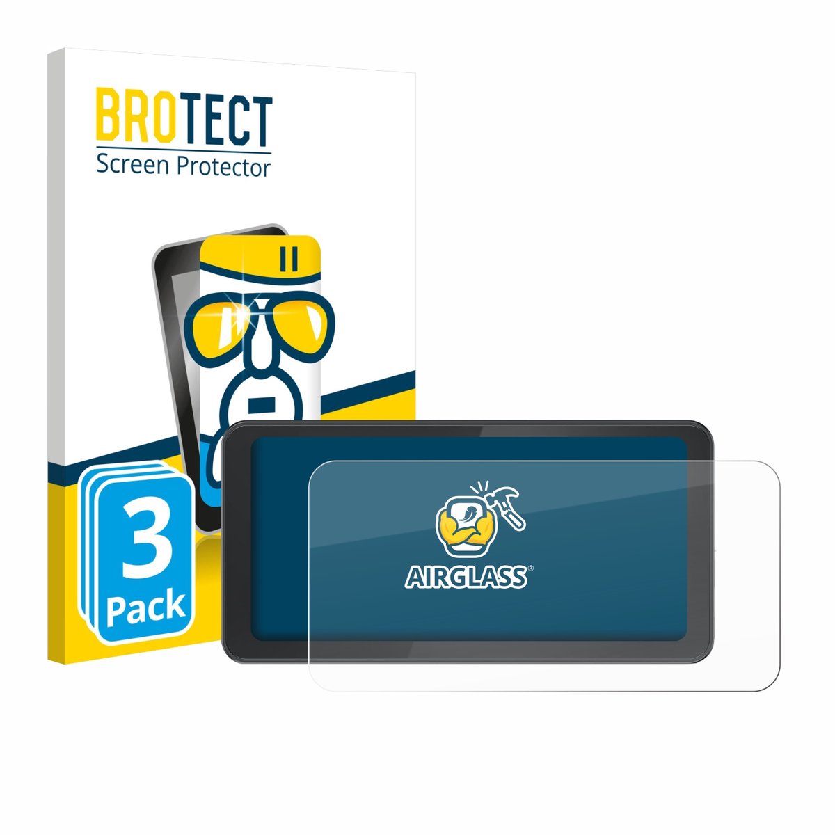 Screenprotector 3 Stuks voor Spedal CL871 6.25" Beschermglas transparant