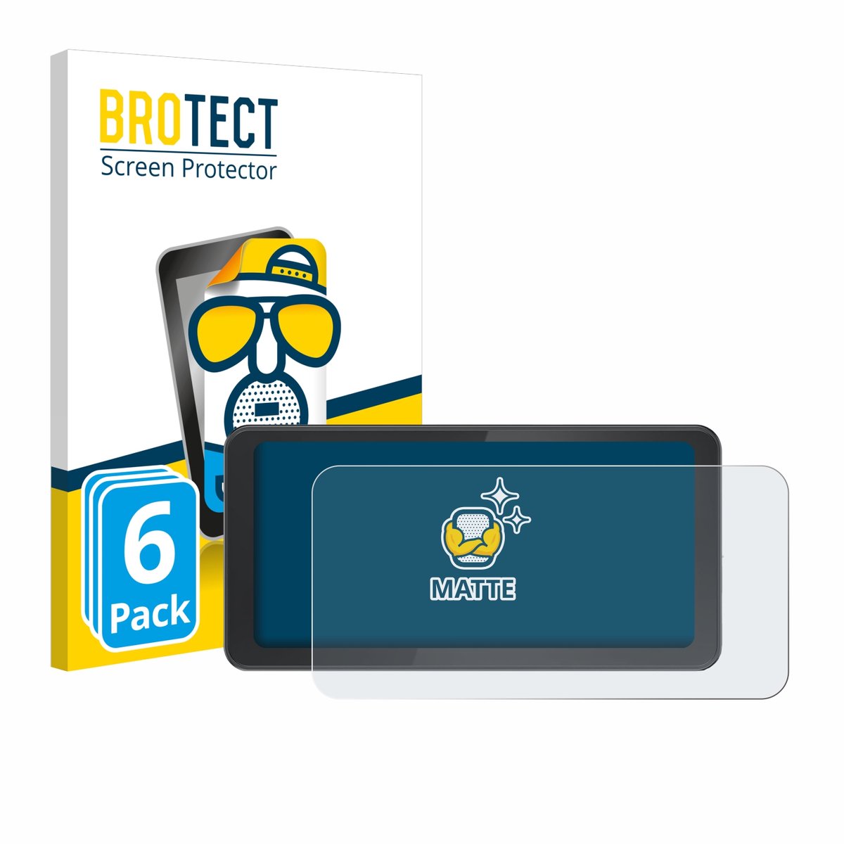 BROTECT - Screenprotector voor Spedal CL871 6.25" - Folie Beschermfolie matte 6 Stuks