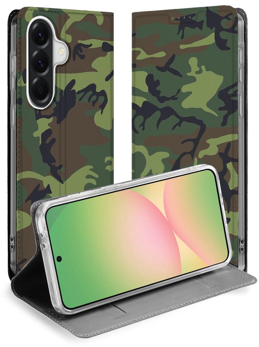 Samsung Galaxy A57 Telefoonhoesje Army Dark