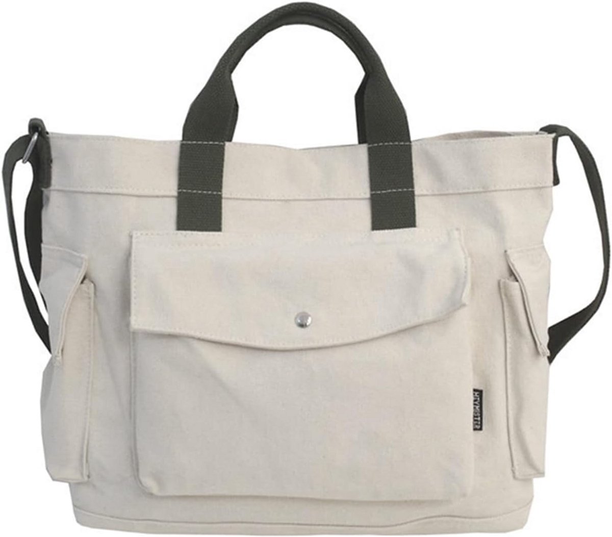 Personaliseerbare Tote Bag - Grote Canvas Tas - Katoenen Draagtas voor Dames