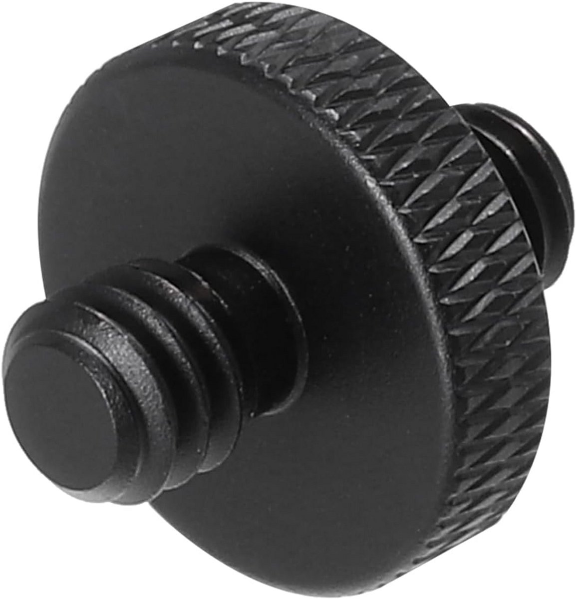 Microfoonstandaard-adapter 1/4 inch naar M8 aluminium zwart