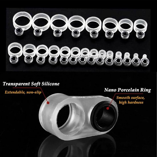 Geleidingsring Hengel Vishengel Reparatie Accessoires - Set van 24 stuks - Keramische Ooggeleider - Vissen Reparatie Accessoires — afbeelding 4