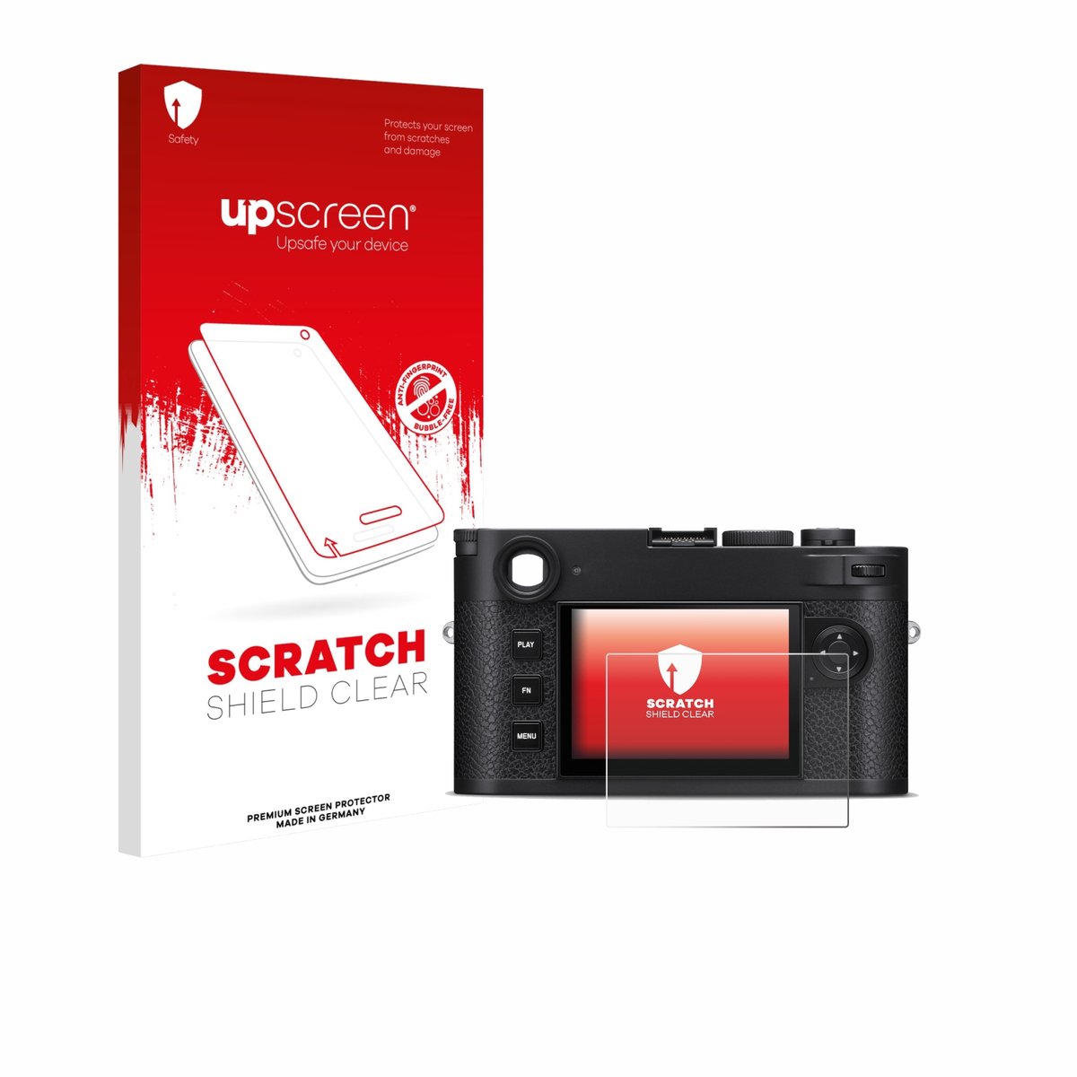 upscreen - Screenprotector voor Leica M11-P Safari - Folie Beschermfolie transparant