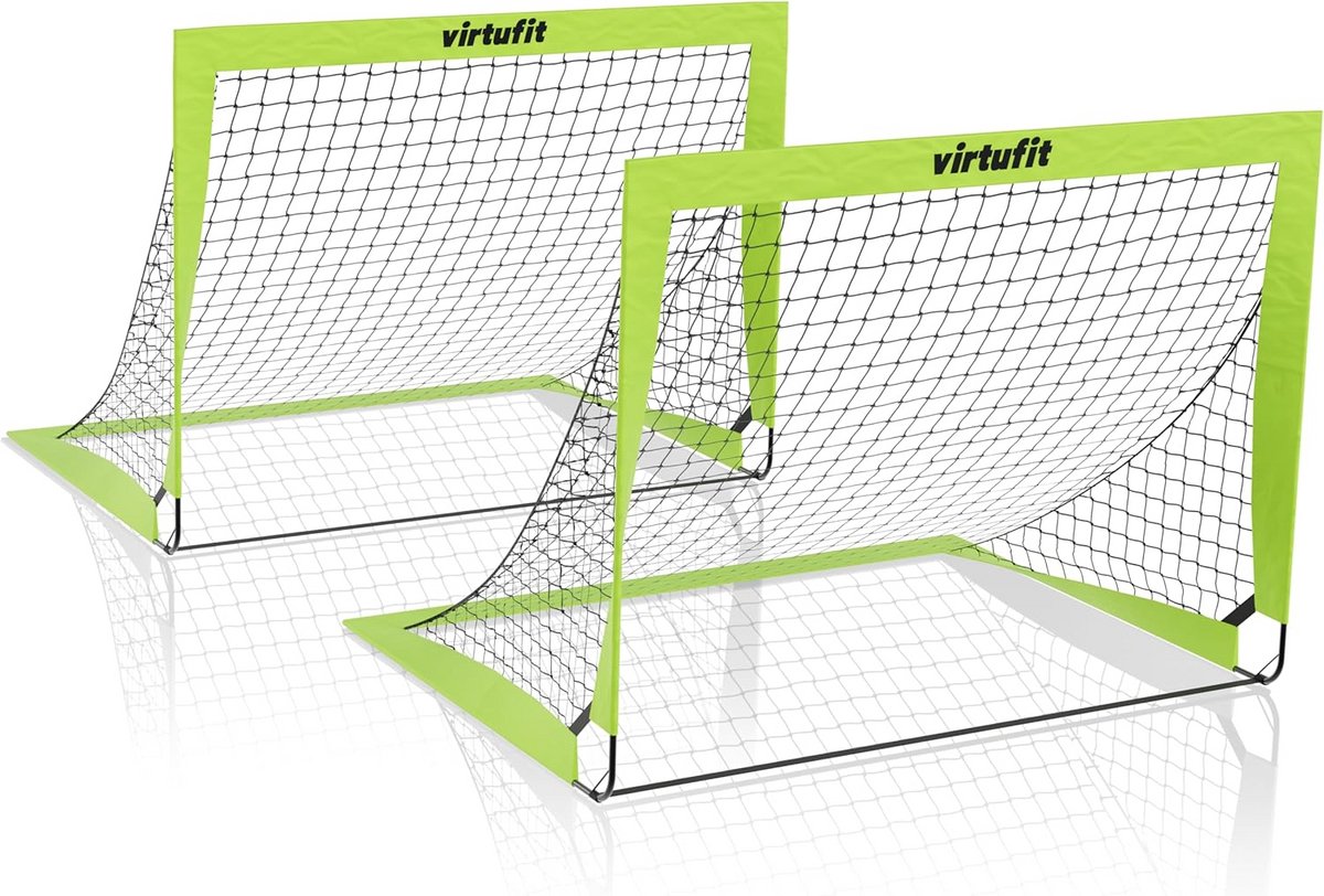 Set Pop-Up Voetbaldoelen 120 x 90 cm Inclusief Draagtas