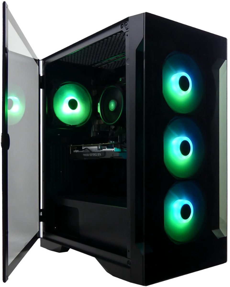 BitBull Ryzen 5 5500 Game PC met RTX 5060 ti en 16GB RAM - afbeelding 3