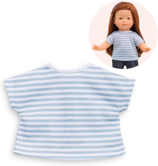 Gestreept T-shirt voor Poppen (36 cm) - Poppenkleding — afbeelding 2