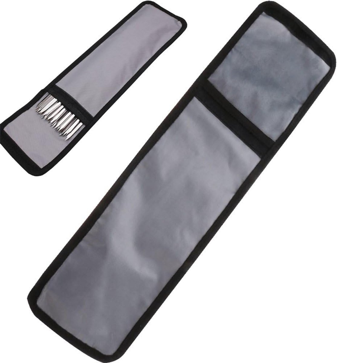 Draagbare Opbergtas voor BBQ Spiezen en Hulpmiddelen - 42cm BBQ Accessoire Zak