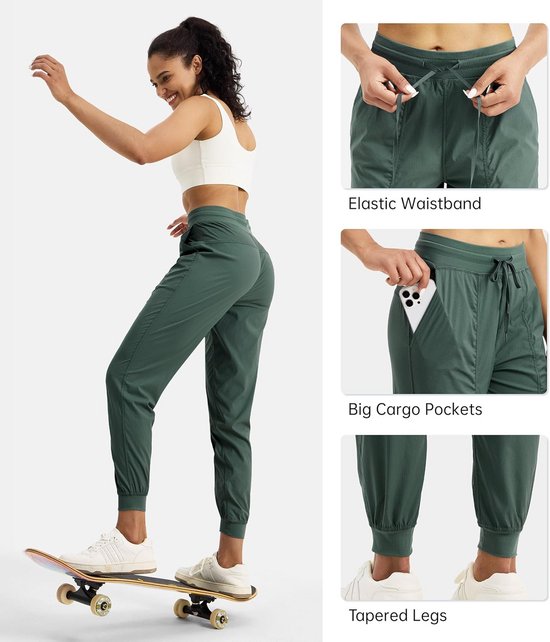 Dames Joggingbroek Lichtgewicht met Zakken - Comfortabele Sport- en Vrijetijdsbroek — afbeelding 2
