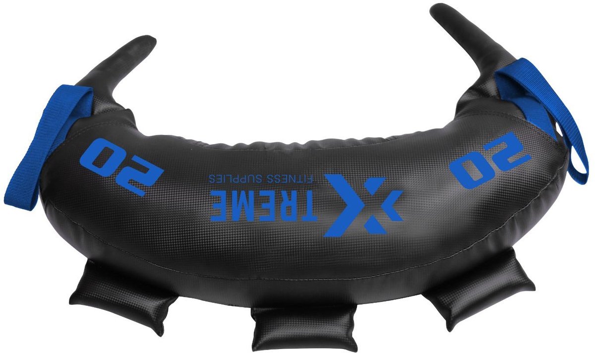 Xtreme Fitness Premium Bulgarian Bag 20kg Blauw – Powerbag – Sandbag – Gewichtzak – Zandzak – Weightbag – Hyrox Training – Krachttraining – Crossfit – Home Gym