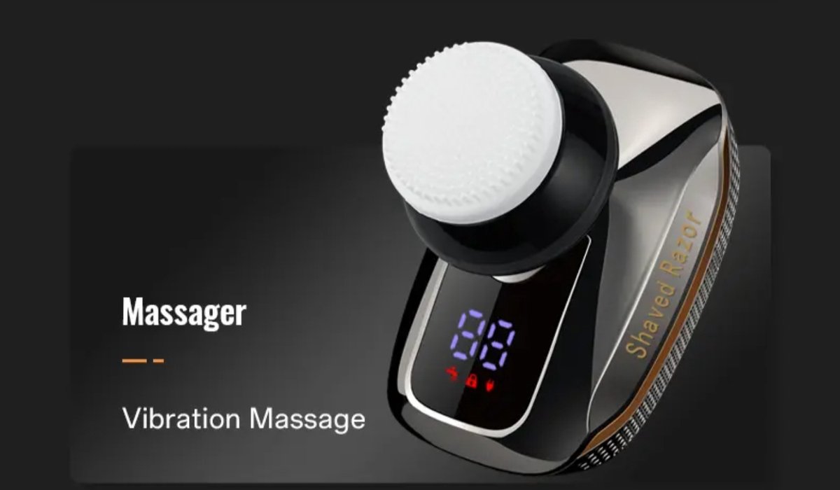 7D Skull Shaver Scheerapparaat Draadloos Waterproof - afbeelding 2