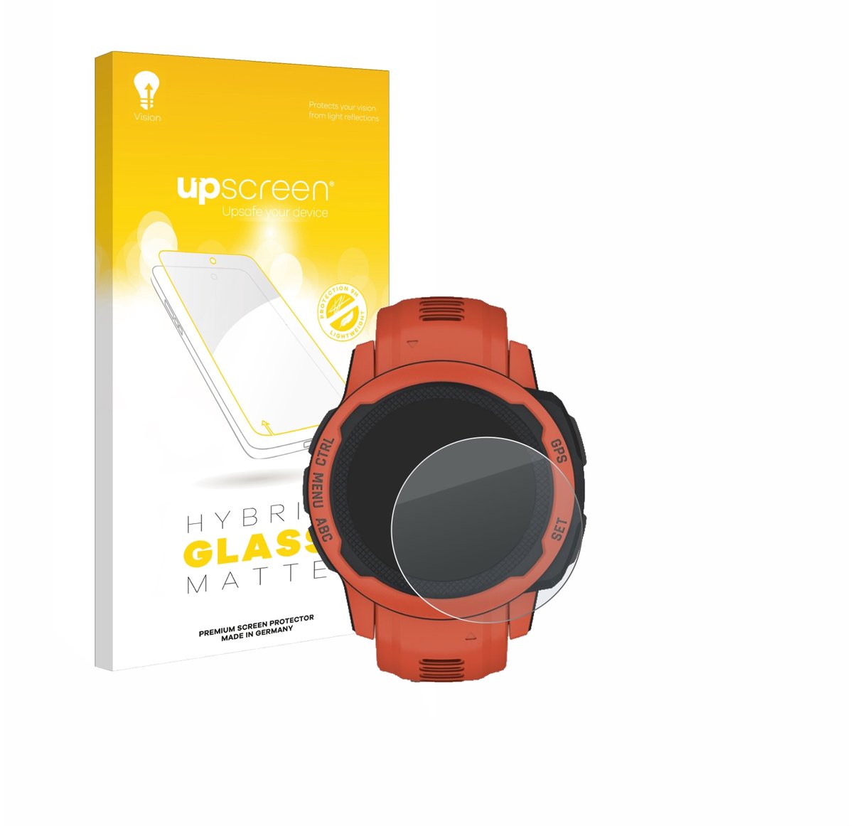 upscreen - Screenprotector voor Garmin Instinct 2S - Folie Beschermfolie Beschermglas matte