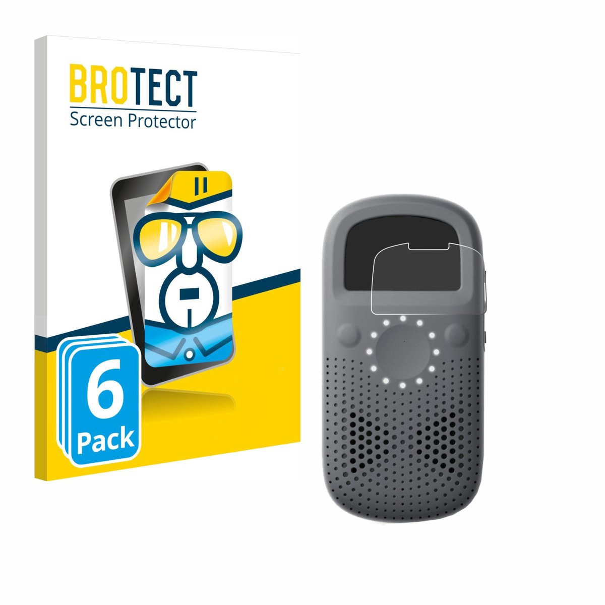 BROTECT - Screenprotector voor Relay X - Folie Beschermfolie transparant 6 Stuks