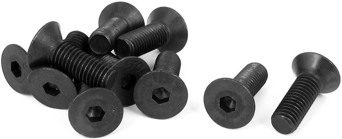 Zeskant Socket Cap Schroeven M10 x 30mm Metrisch Zwart (10 Stuks)