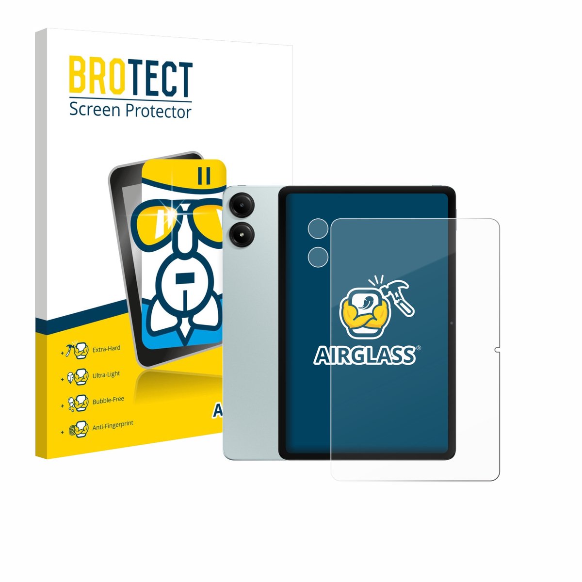Screenprotector voor Xiaomi Redmi Pad Pro (Voor+Camera) Beschermglas transparant