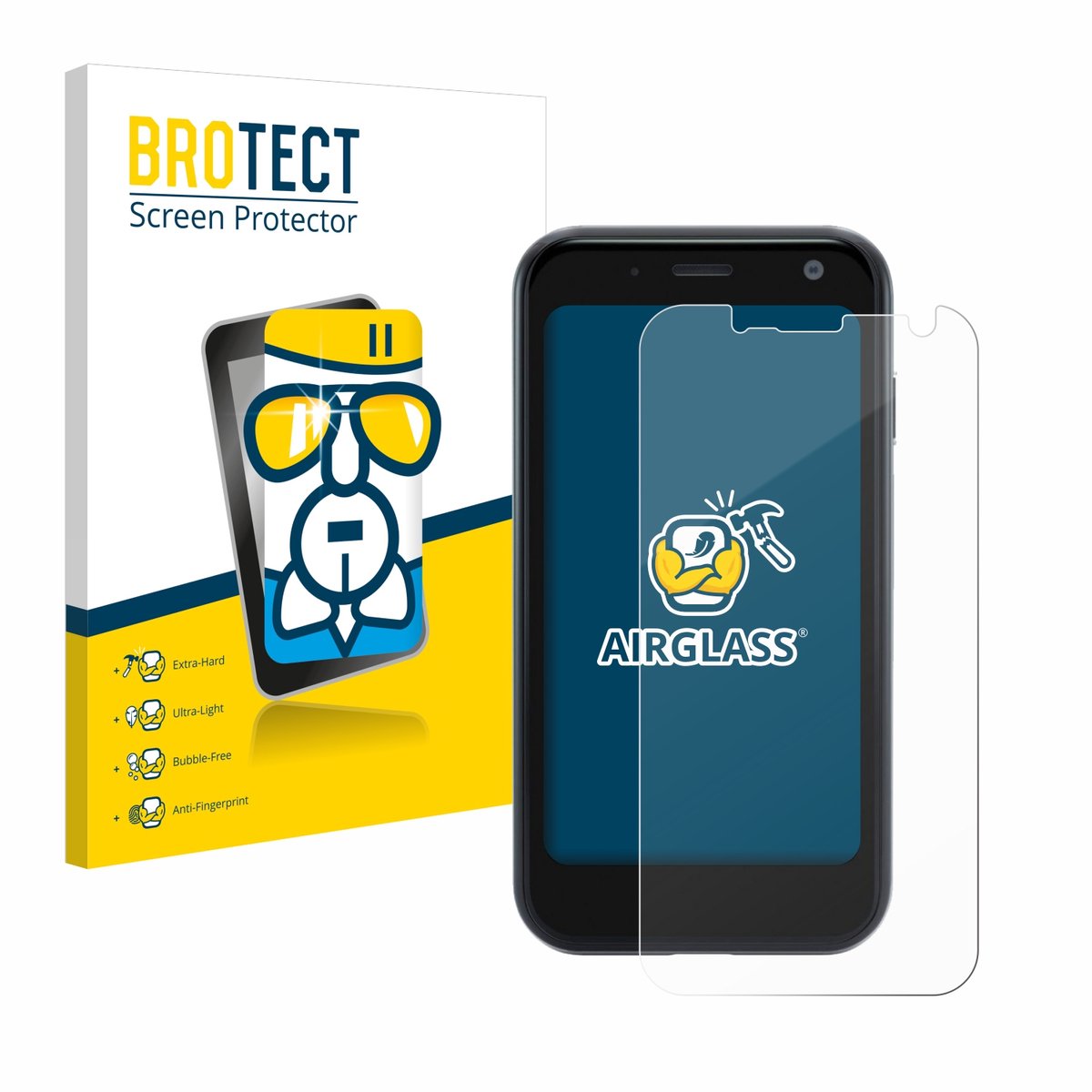 Screenprotector voor Palm Mini Smartphone Beschermglas transparant