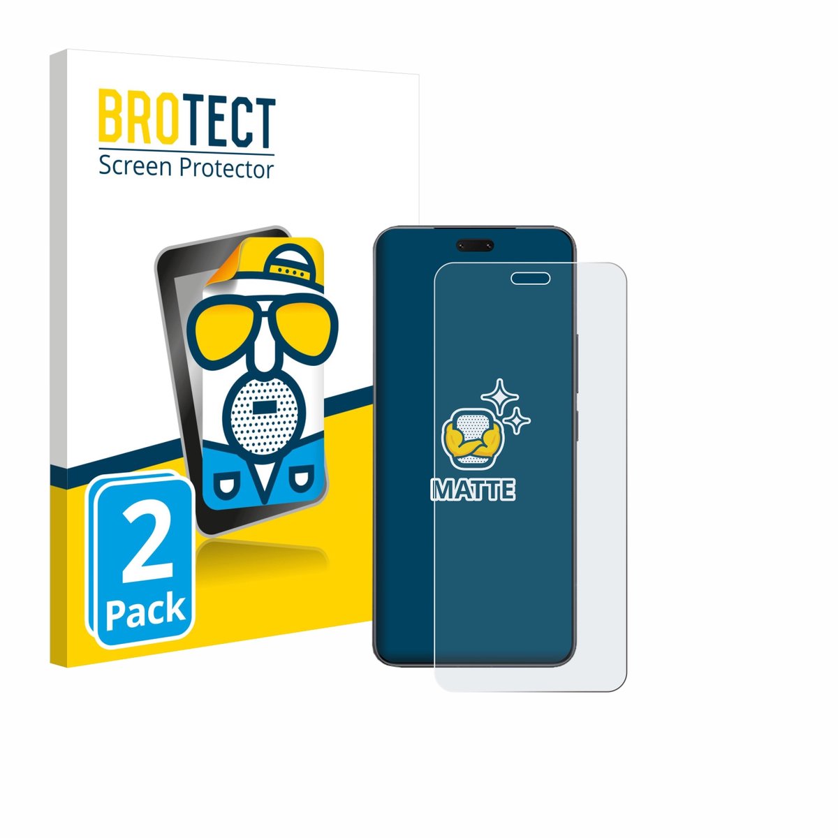 BROTECT - Screenprotector voor Xiaomi Civi 5 Pro - Folie Beschermfolie matte 2 Stuks
