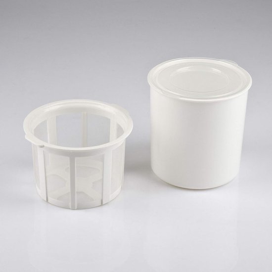 Florixa® Yoghurtmaker - Citruspers - Ijsmachine - Wit/Groen - 19cm x 17cm x 22cm van Merkloos — afbeelding 4