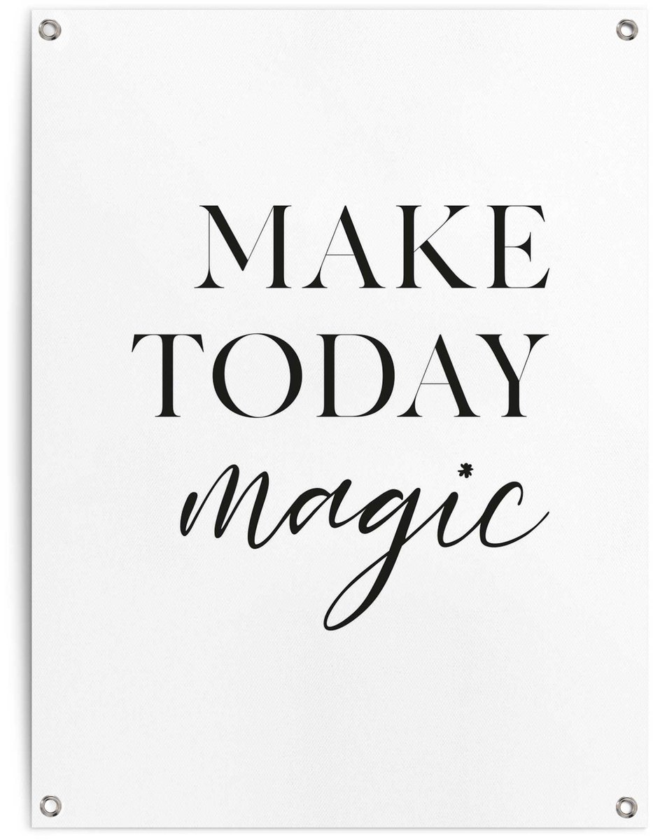 Tuinposter Een magische dag - 80 x 60 - Canvas - REINDERS