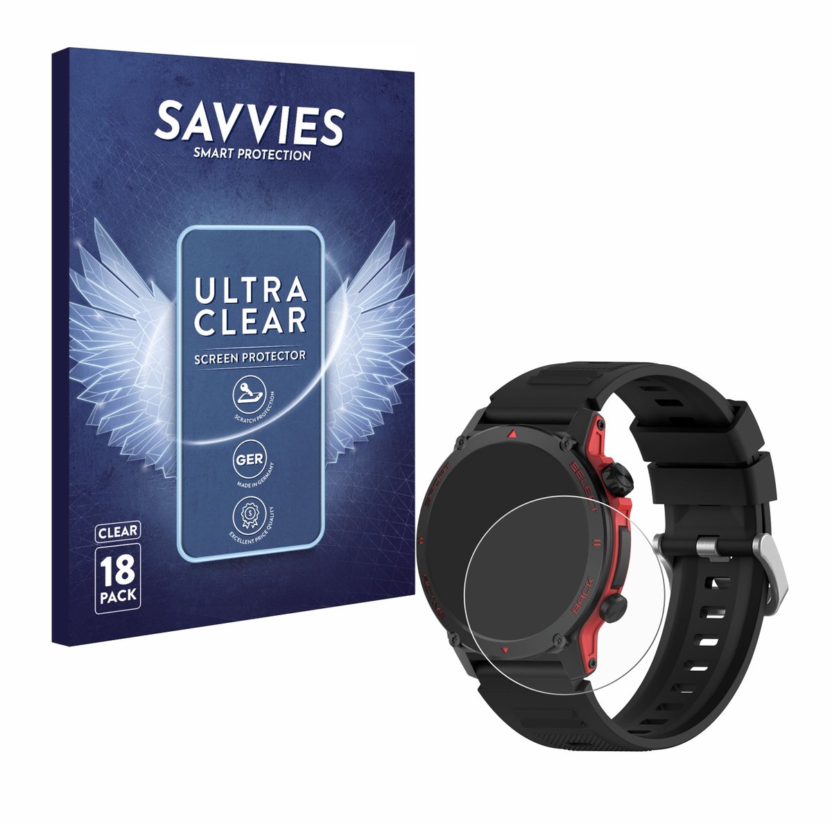 Savvies - Screenprotector voor Popglory S136 - Folie Beschermfolie transparant 18 Stuks