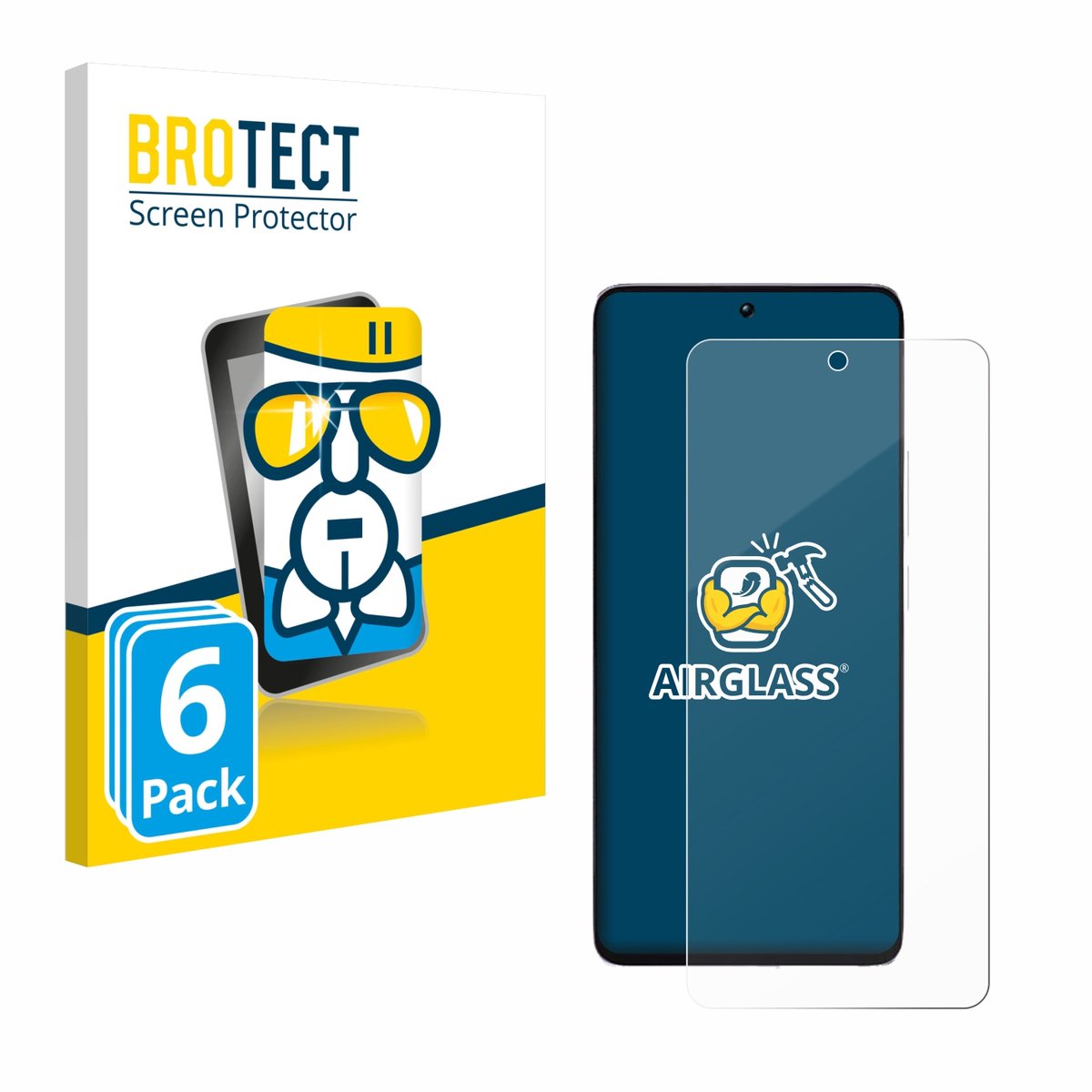Screenprotector 6 Stuks voor Xiaomi Poco M7 Pro 4G Beschermglas transparant