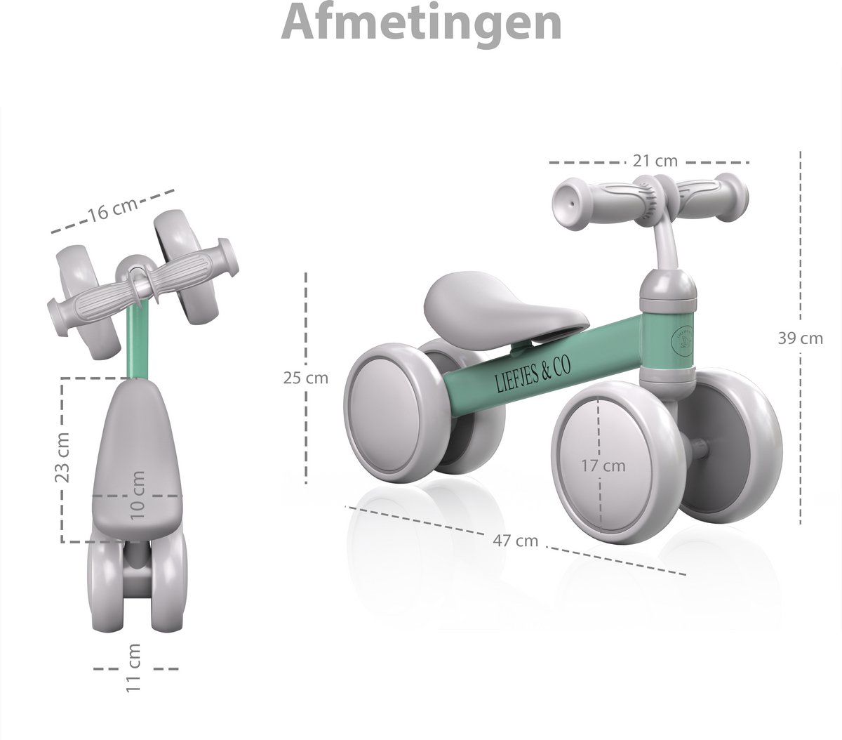 Liefjes Loopfiets (1-2 jaar): Compact, stabiel en beweegvriendelijk thumbnail 5