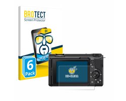 BROTECT - Screenprotector voor Sony Alpha ZV-E10 II - Folie Beschermfolie transparant 6 Stuks
