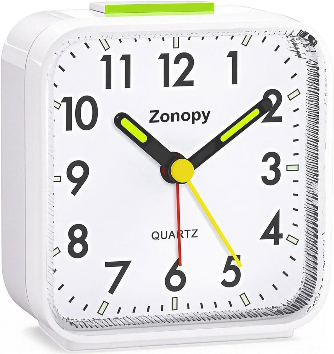 Analoge Wekker zonder Tikken met Snooze en Nachtlampje