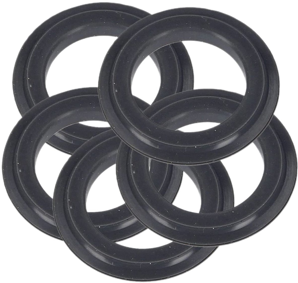 10 stuks rubberen afdichtingen voor wasmachine zeefpluggen 78-83 mm transparant
