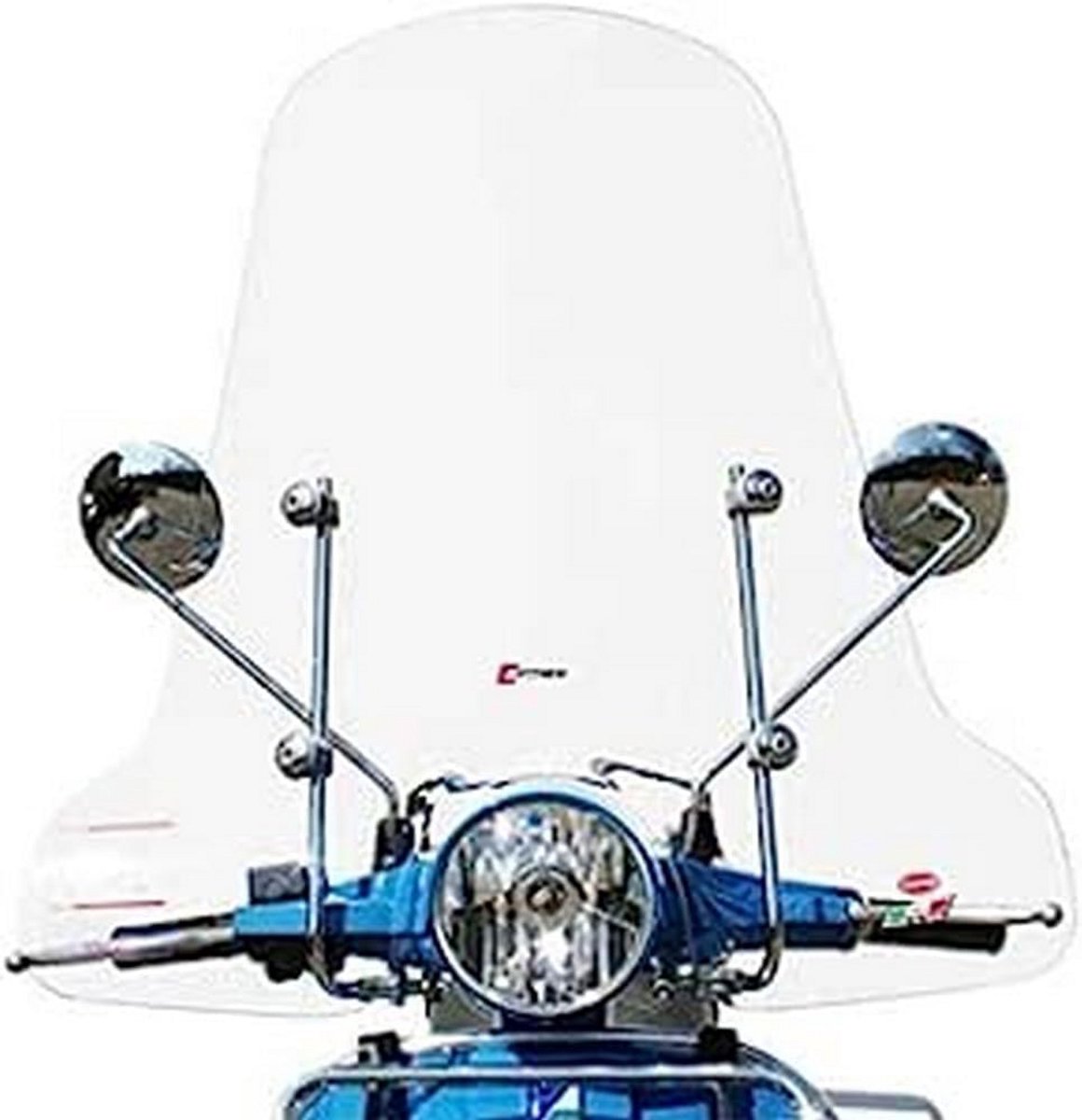 Windscherm Compleet met Bevestiging voor Vespa PX Schijfrem