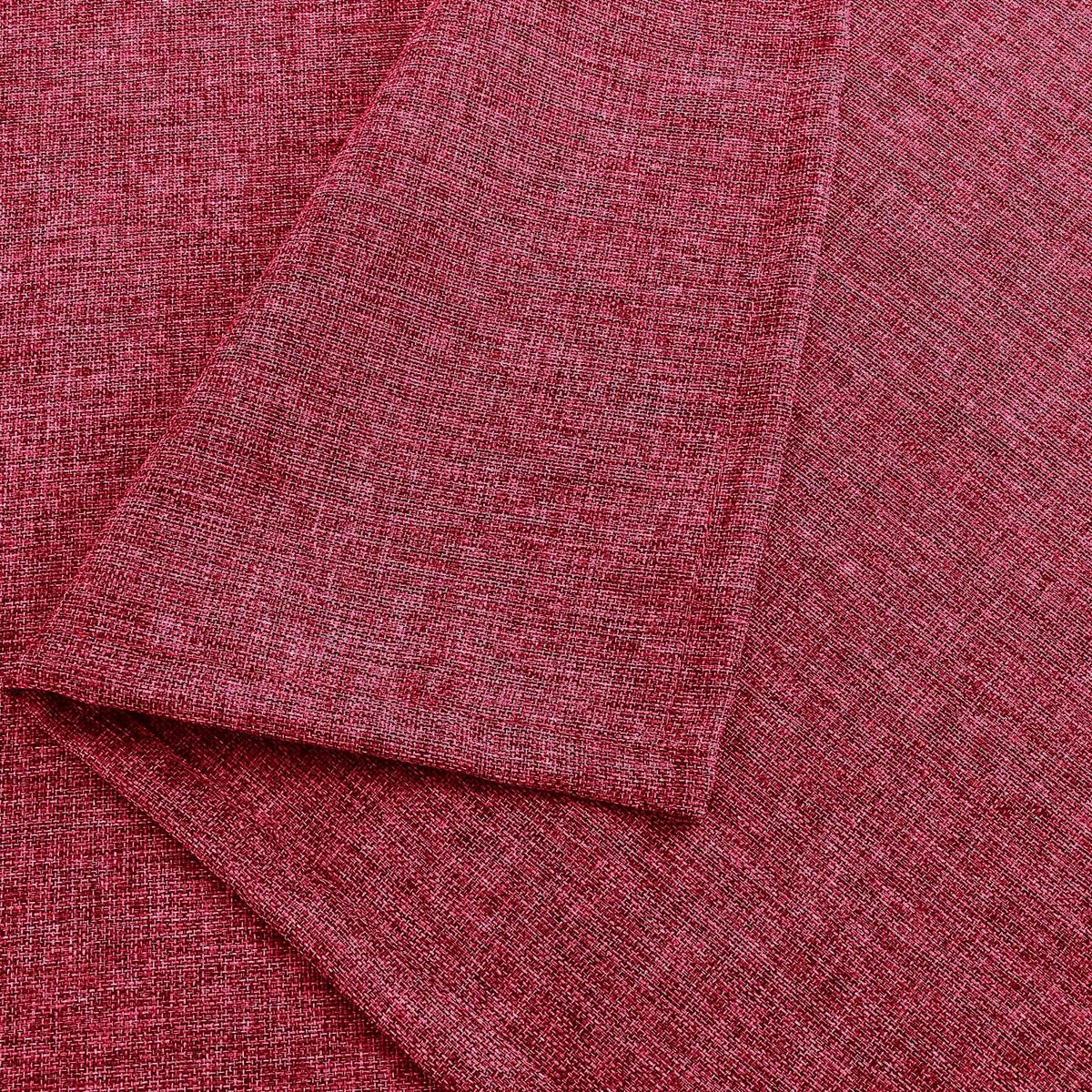 Waterafstotend Rechthoekig Tafelkleed Linnenlook Rood 135x220 cm - Onderhoudsvriendelijk