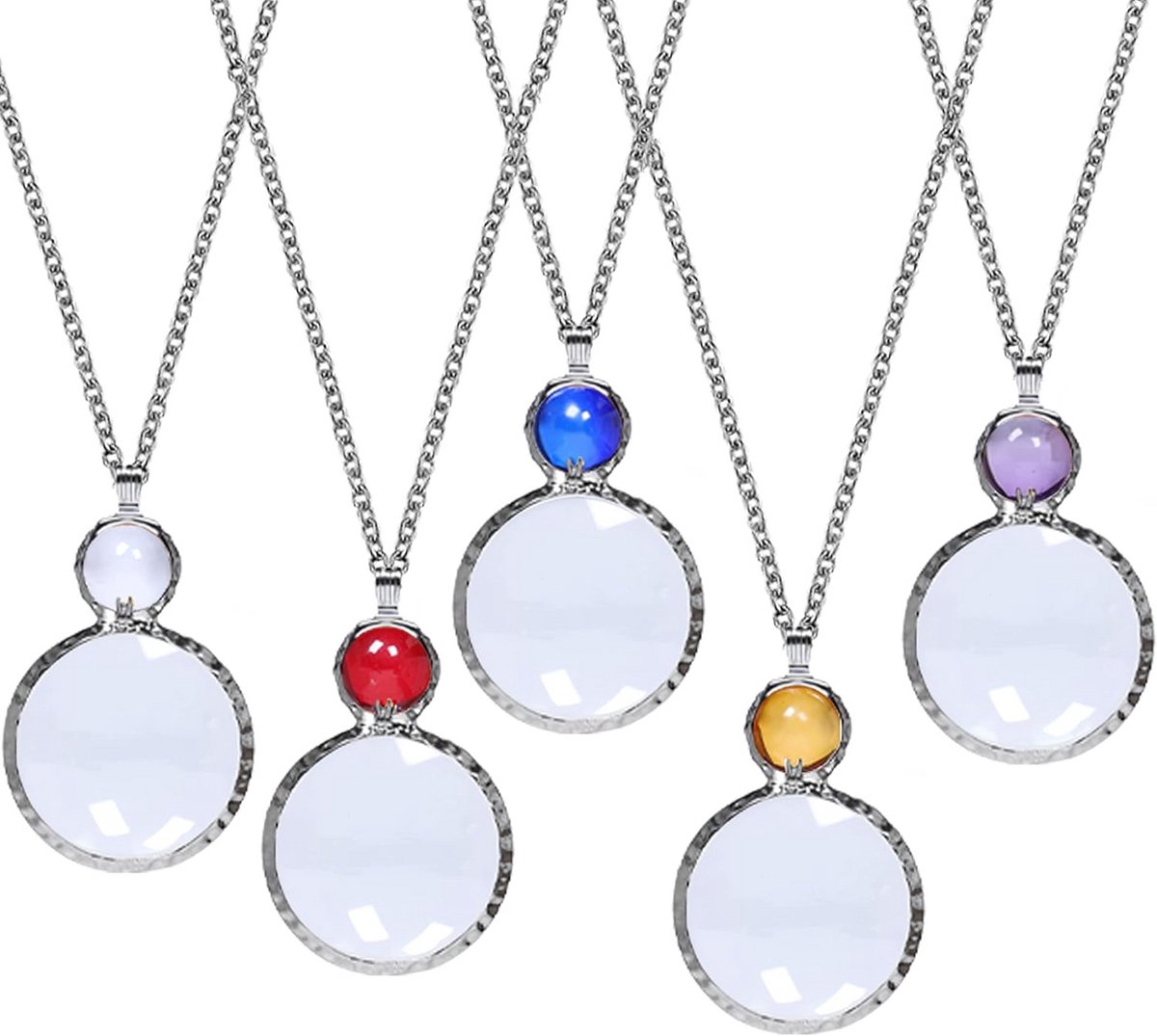 Vergrootglas Ketting met 10x Vergroting - Mooie Lees Hulp en Sieraden