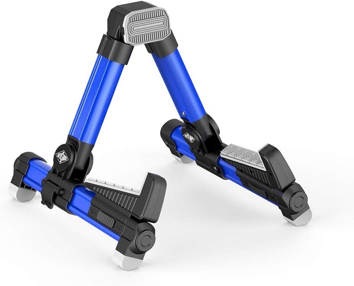 Opvouwbare Ukelele Standaard Blauw - Universele Gitaar Steun